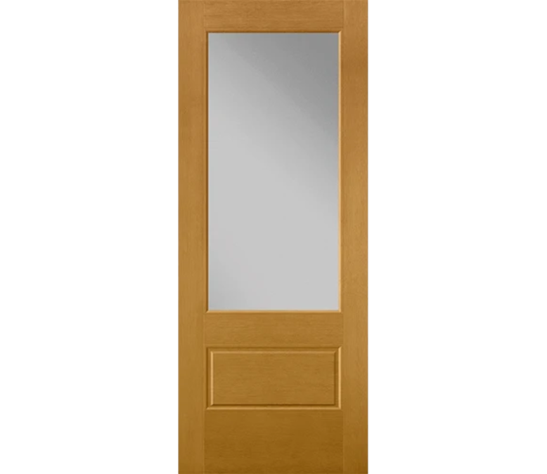 Barnstable 3 Quaters Light Fiberglass Entry Door