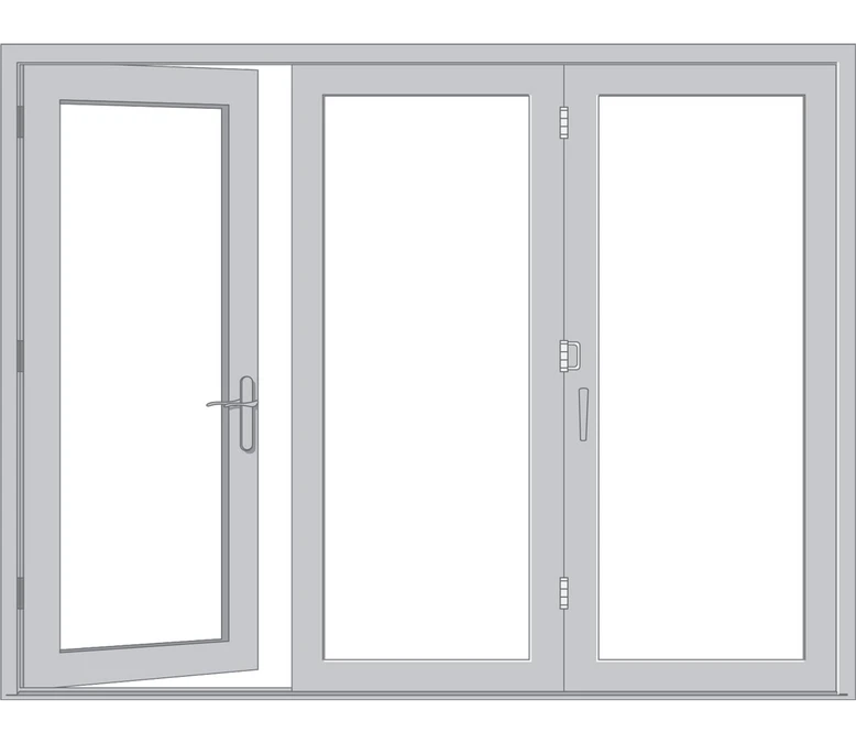 Barnstable Pella Architect Reserve Series Contemporary Bifold Patio Door