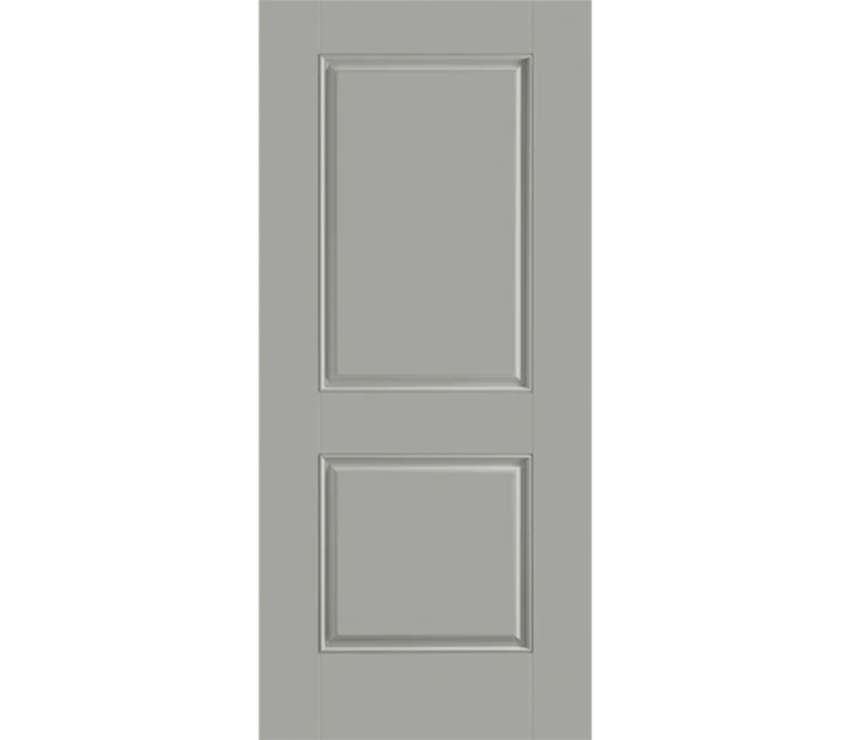 Barnstable Two Panel Square Fiberglass Entry Door